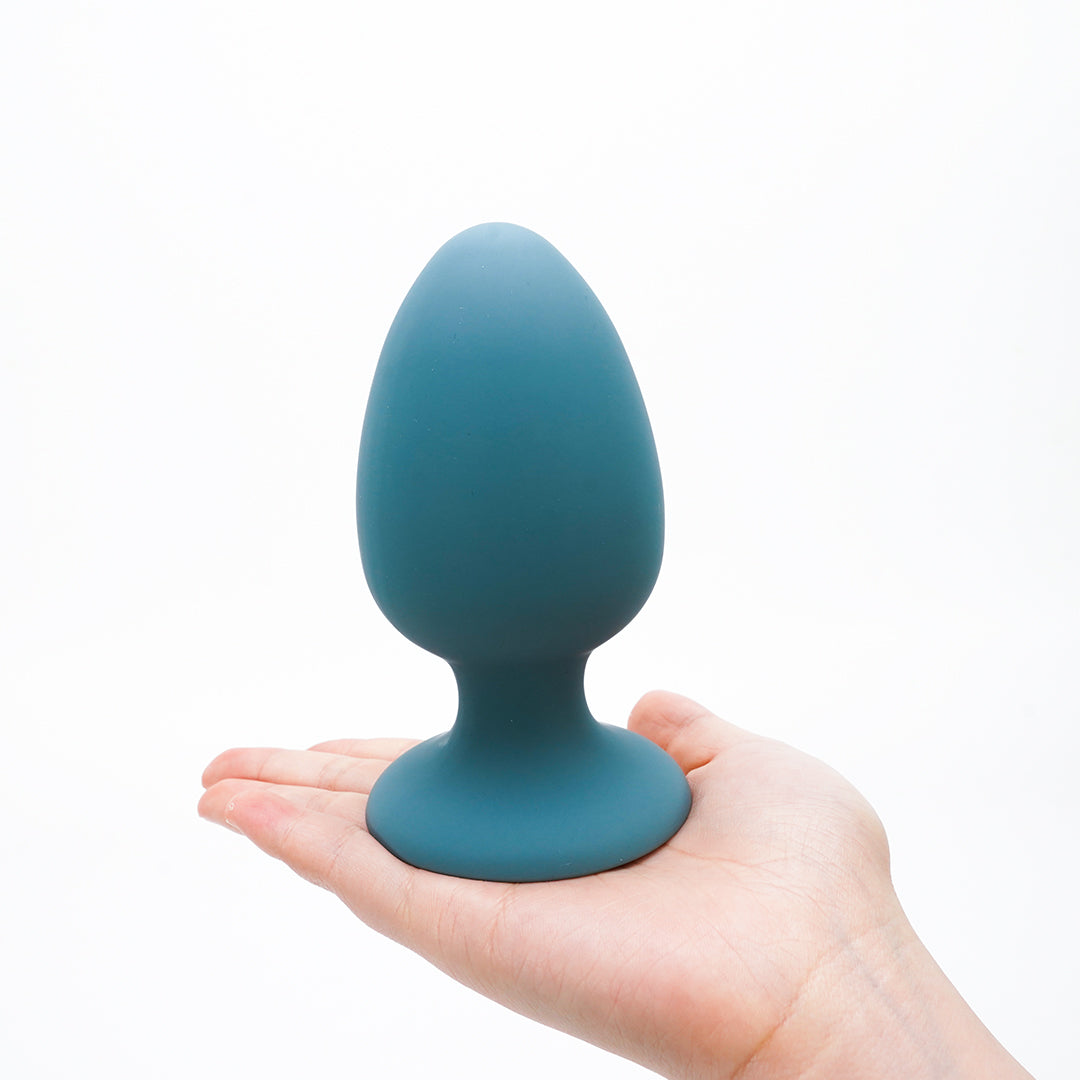 Whispering Vale Dark Blue Eocking Ball Anal Plug 4.8 Inch