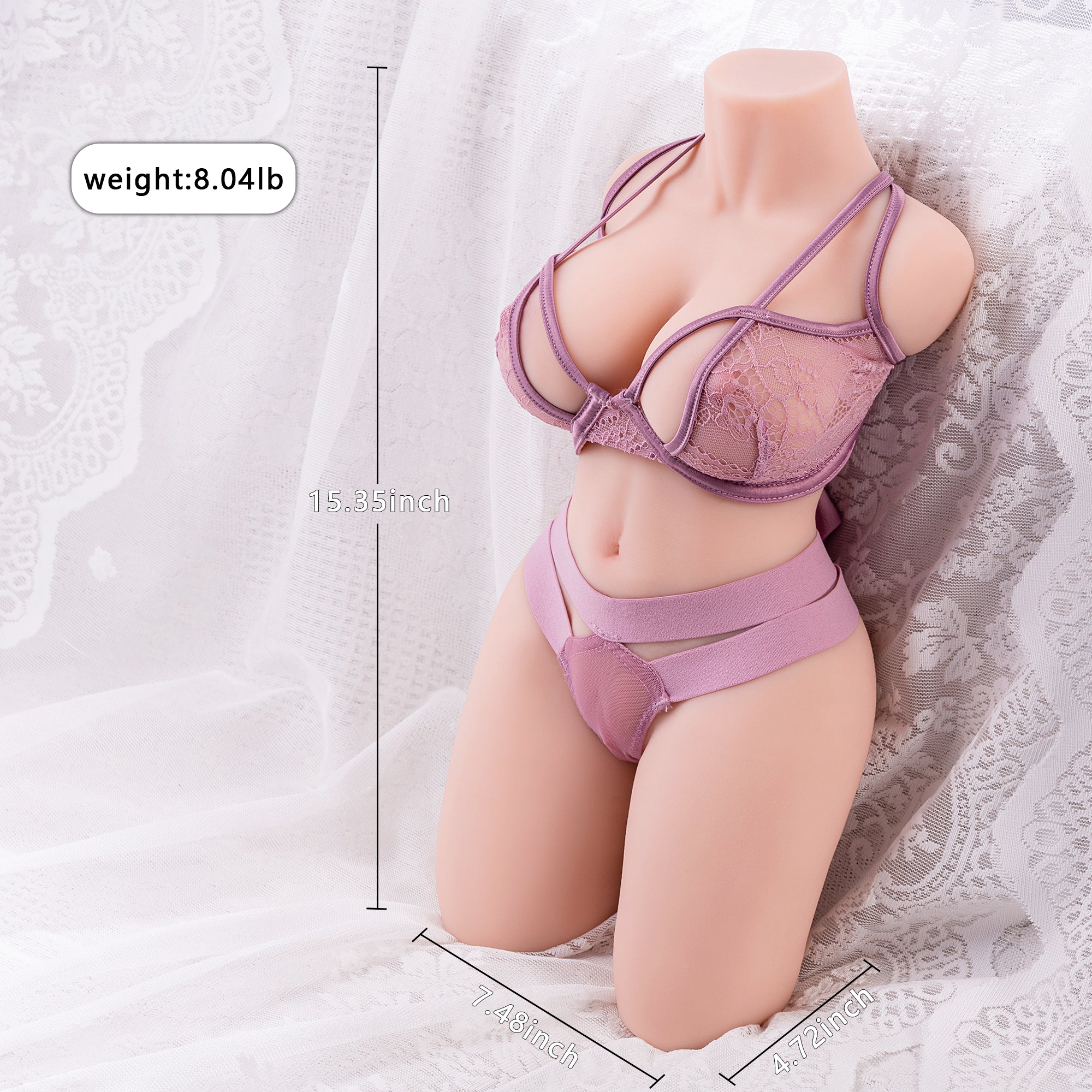 Sibyl Doll Realistic Vagina, Ass and Tits Masturbator 8.04lbs