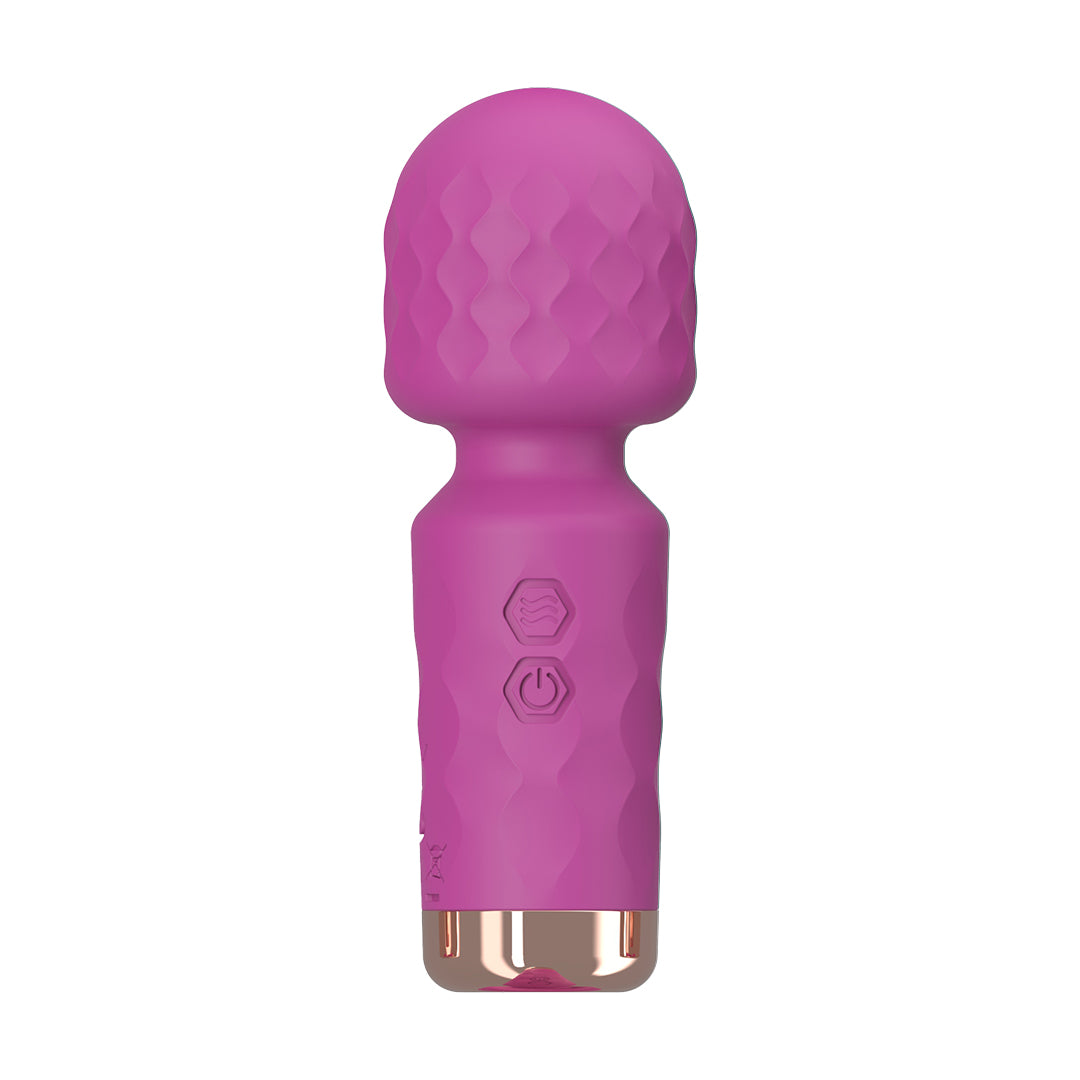 Pink Whisper Rechargeable Mini Massage Wand Vibrator