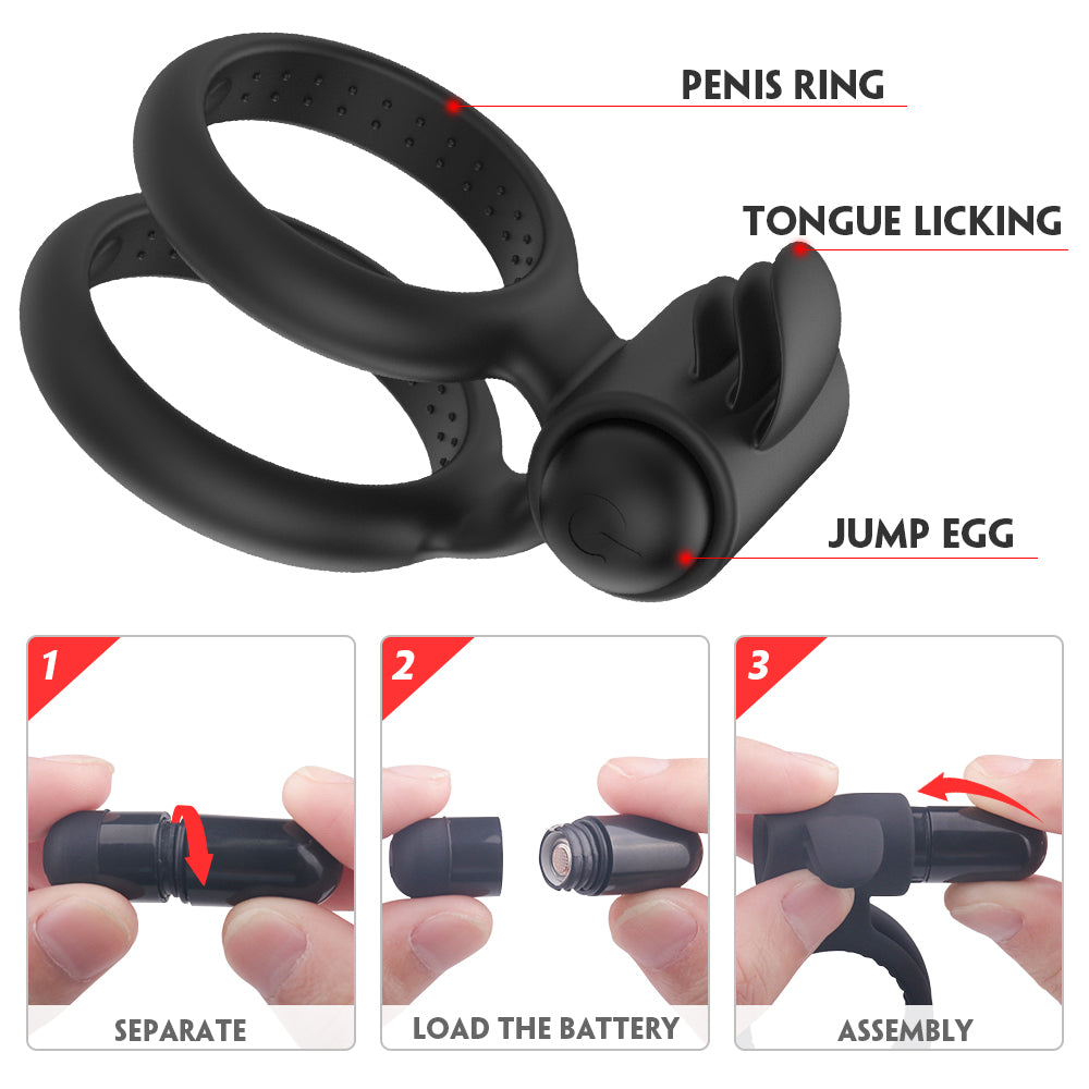 Nightcrawler Silicon Vibrating Cock Ring