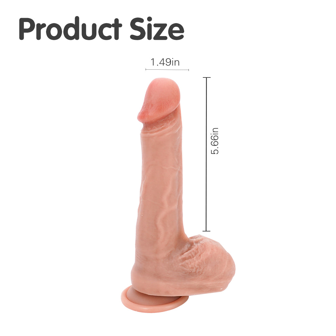 Realistic Dildo Thrusting & Roation Heating Vibrator 8 Inch