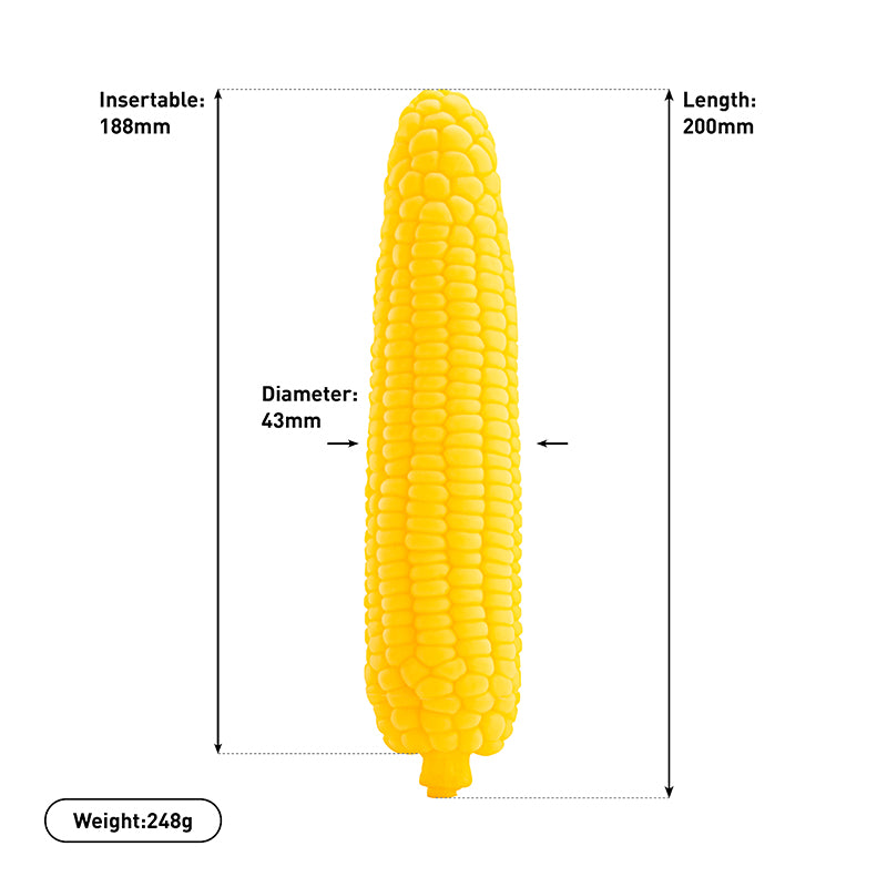 Healthy Vegetables Corn Dildo 7.5 Inch