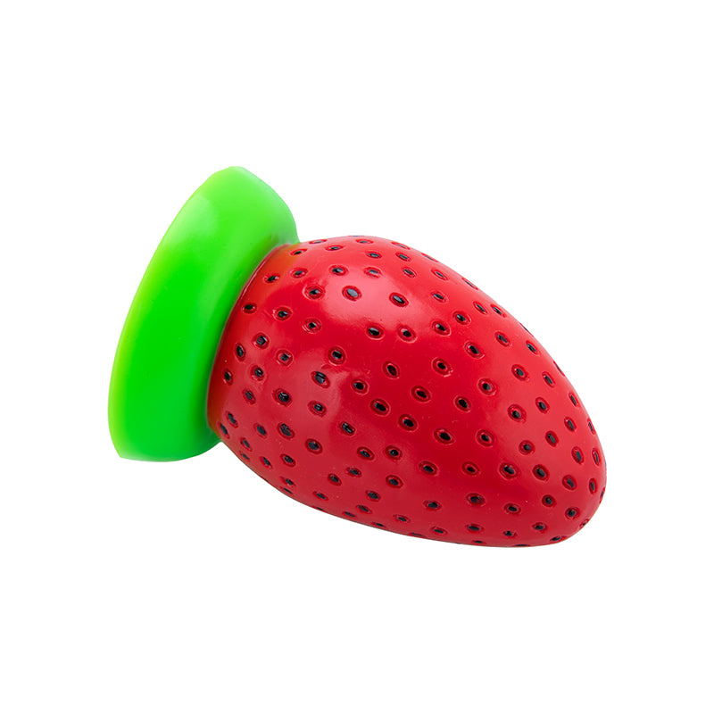 Fun Imitation Strawberry Soft Silicone Dildo 4 Inch