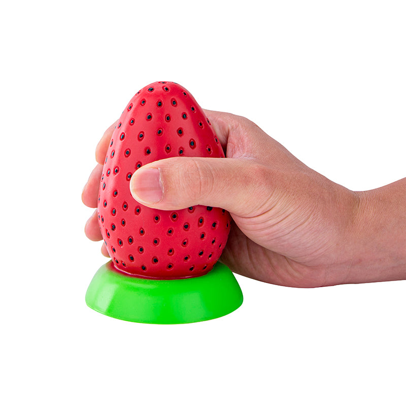 Fun Imitation Strawberry Soft Silicone Dildo 4 Inch