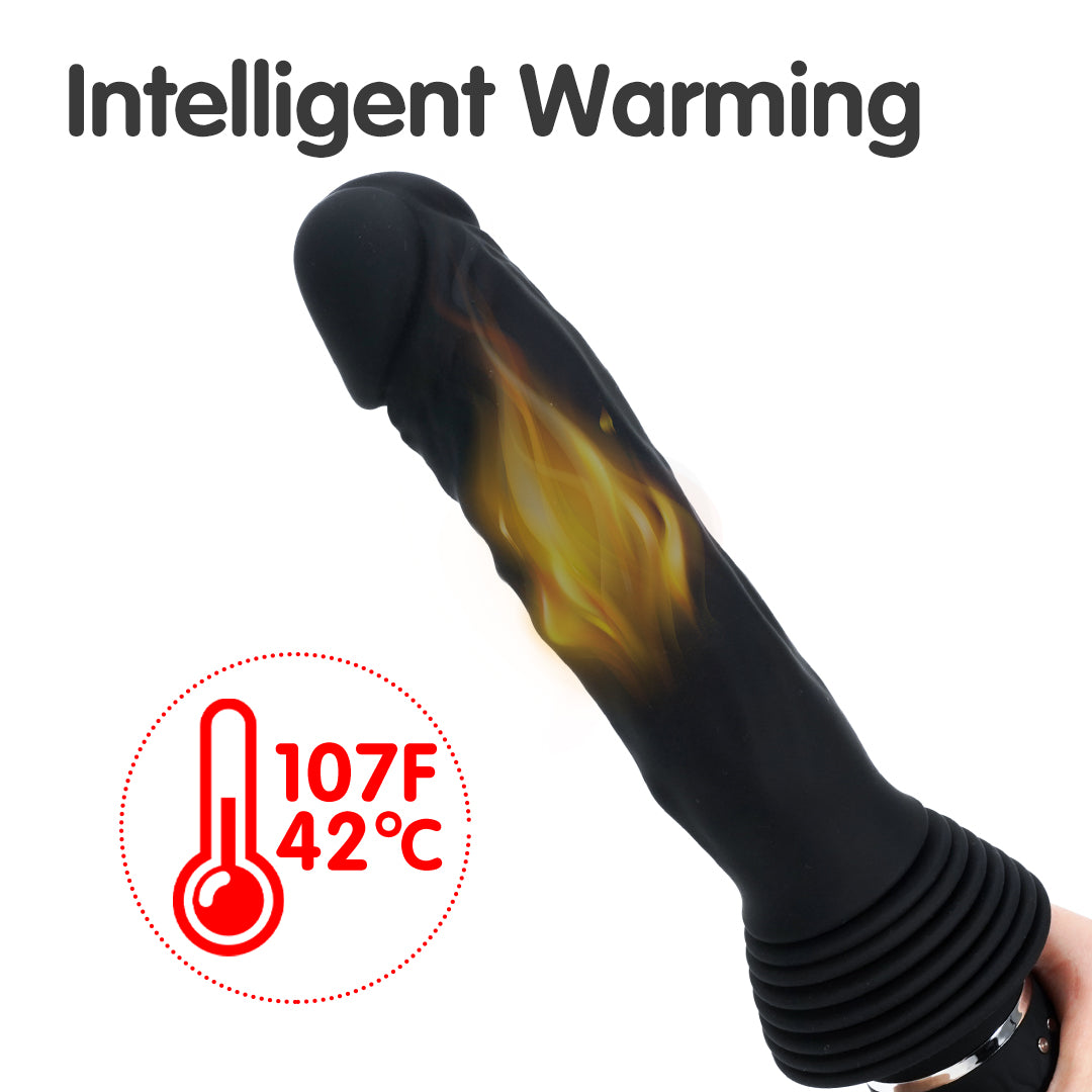 Viper-X Thrusting & Heating Remote Control Vibrating Dildo