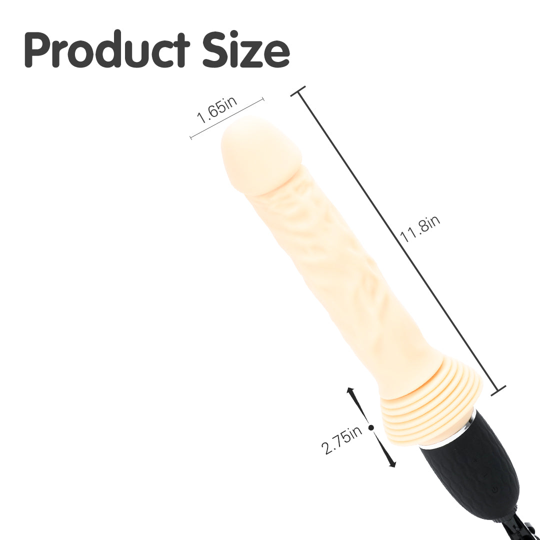 Viper-X Thrusting Remote Control Vibrating Dildo