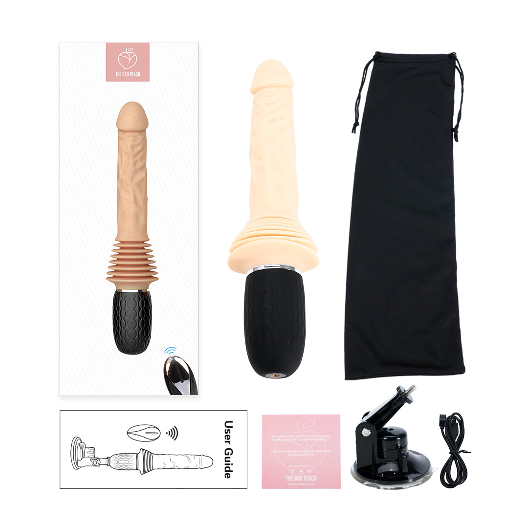 Viper-X Thrusting Remote Control Vibrating Dildo