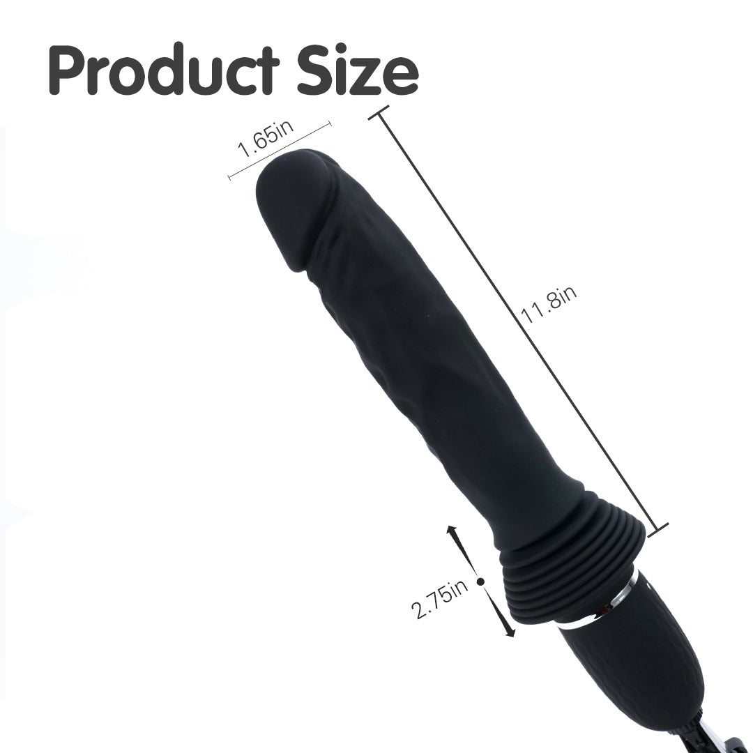 Viper-X Thrusting & Heating Remote Control Vibrating Dildo