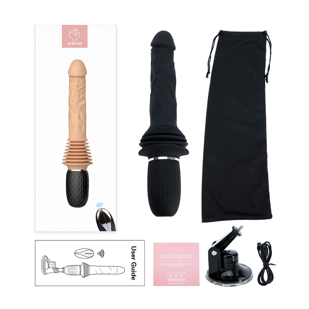 Viper-X Thrusting & Heating Remote Control Vibrating Dildo