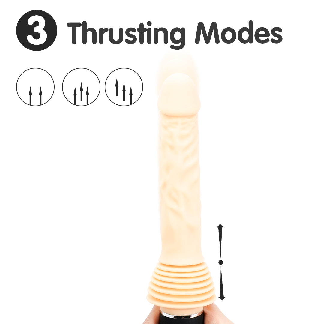 Viper-X Thrusting Remote Control Vibrating Dildo