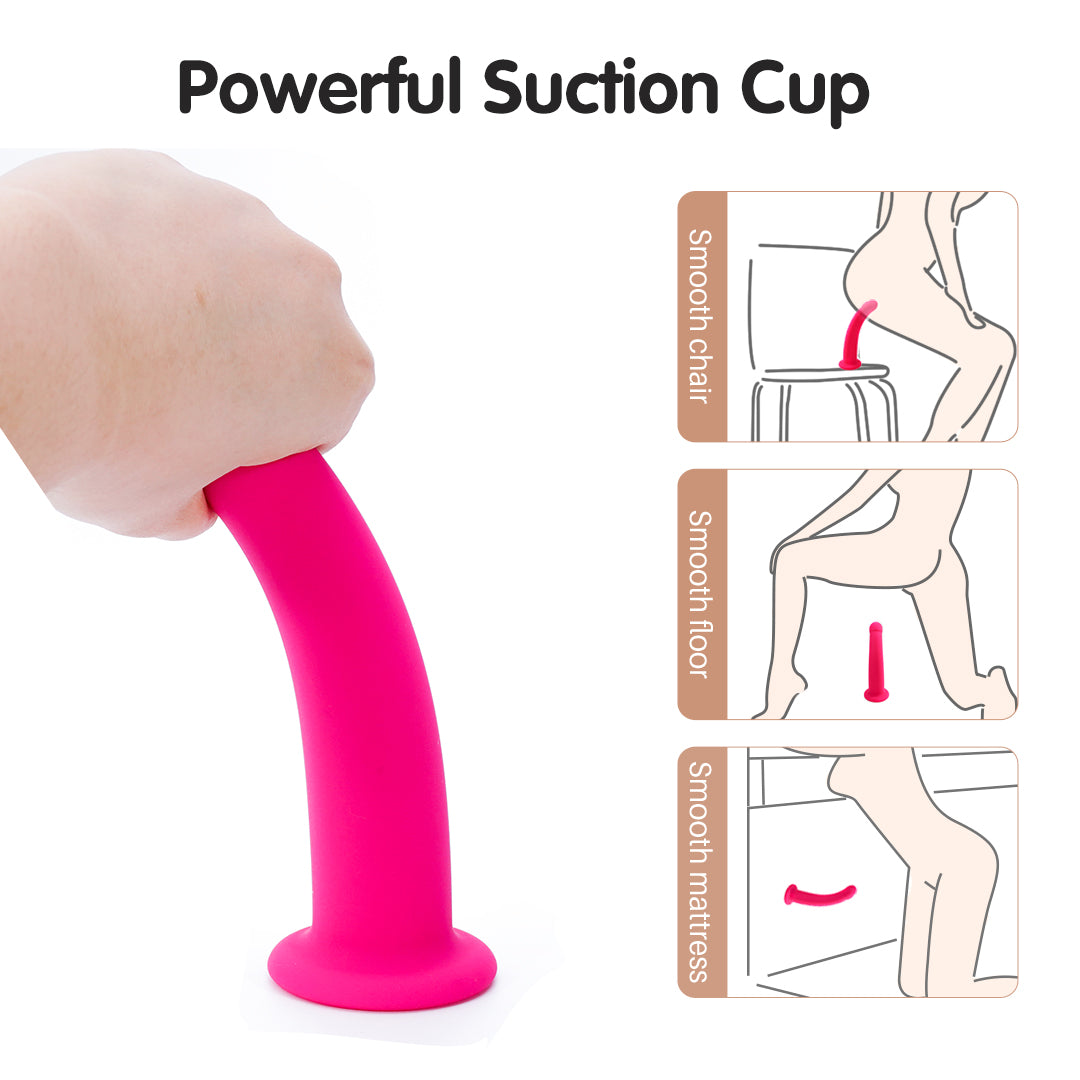 Bend Over Pink Dildo 7 Inch