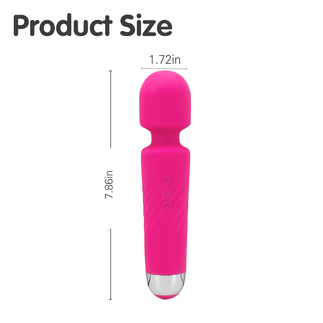 Pink Silicon Massage Wand