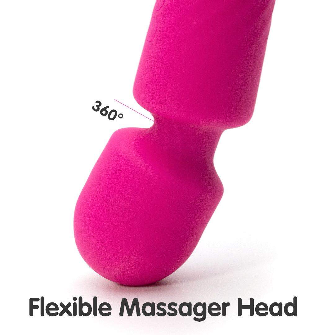 Pink Silicon Massage Wand