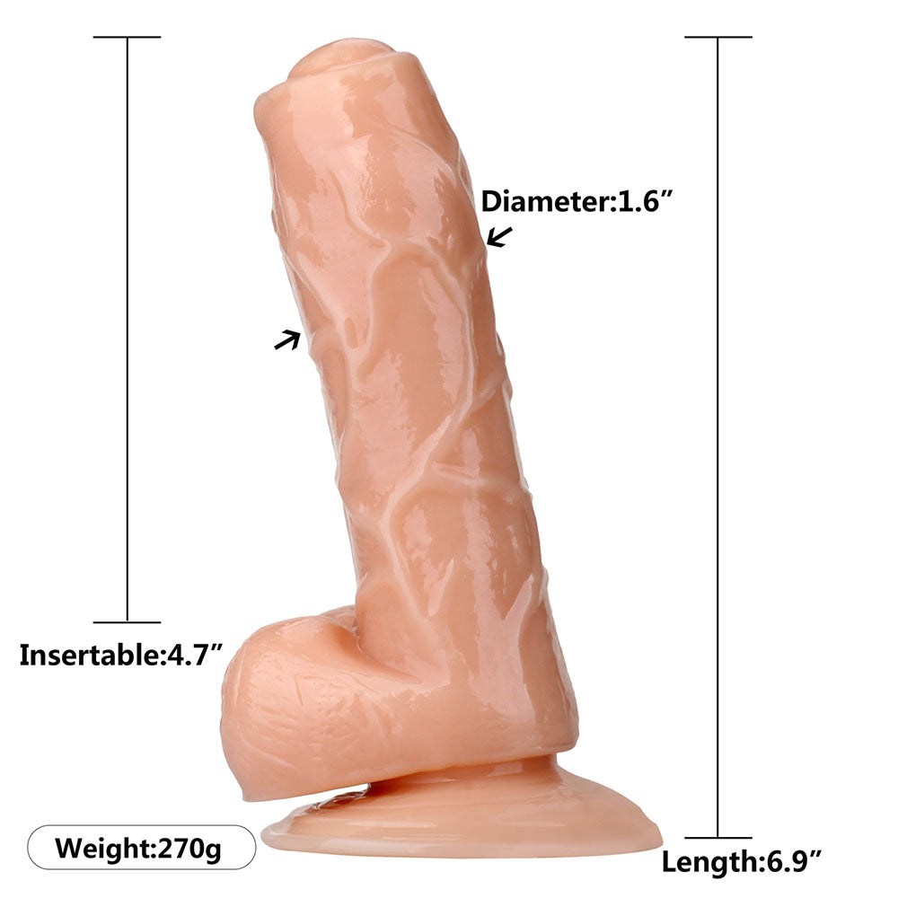 Suction-Cup Dildos 6.5 Inch