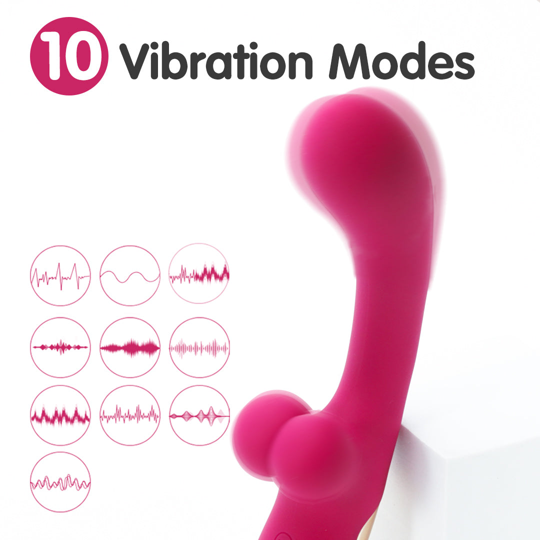 Whale-p Rechargeable Extra Powerful Dual Rabbit Vibrator