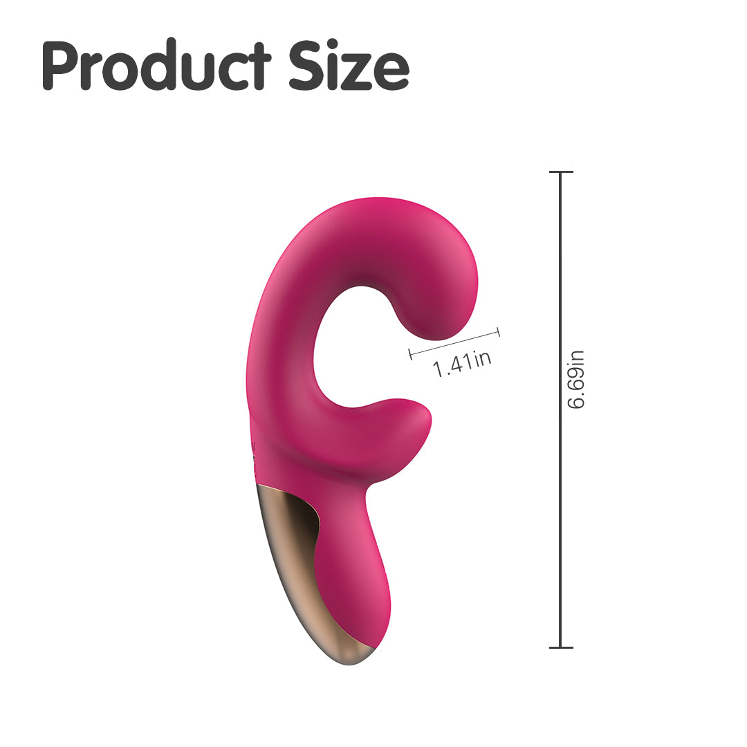 Curved Rabbit Clitoral Vibrator