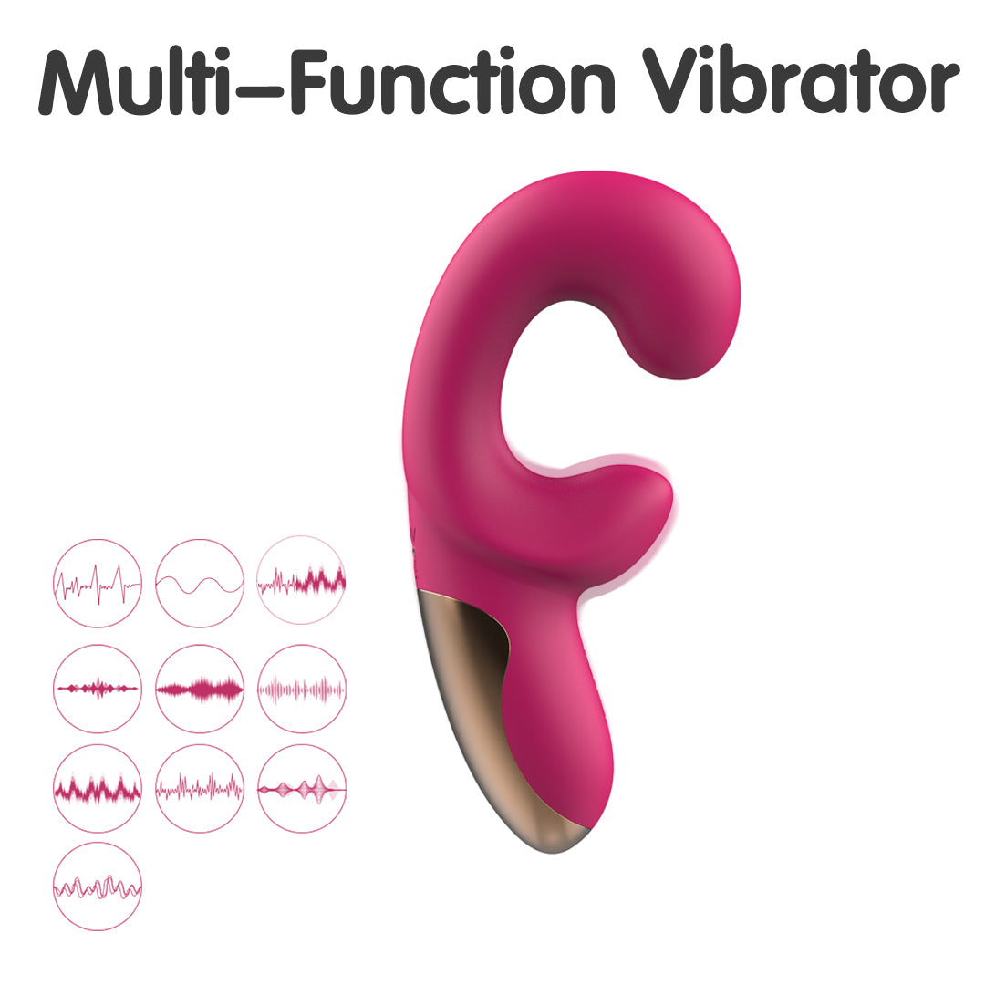 Curved Rabbit Clitoral Vibrator