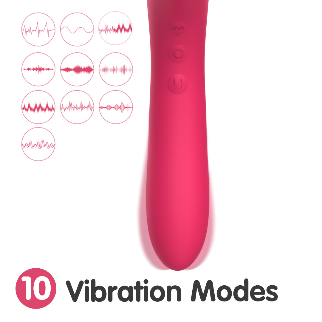 Trio Pleasure 3-in-1 G-Spot and Clitoral Suction Vibrator