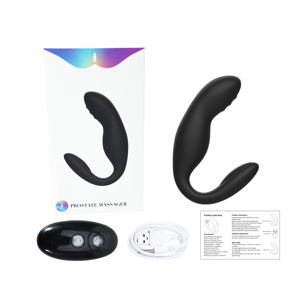 VitaCore Rechargeable Remote Control Vibrating Prostate Massager