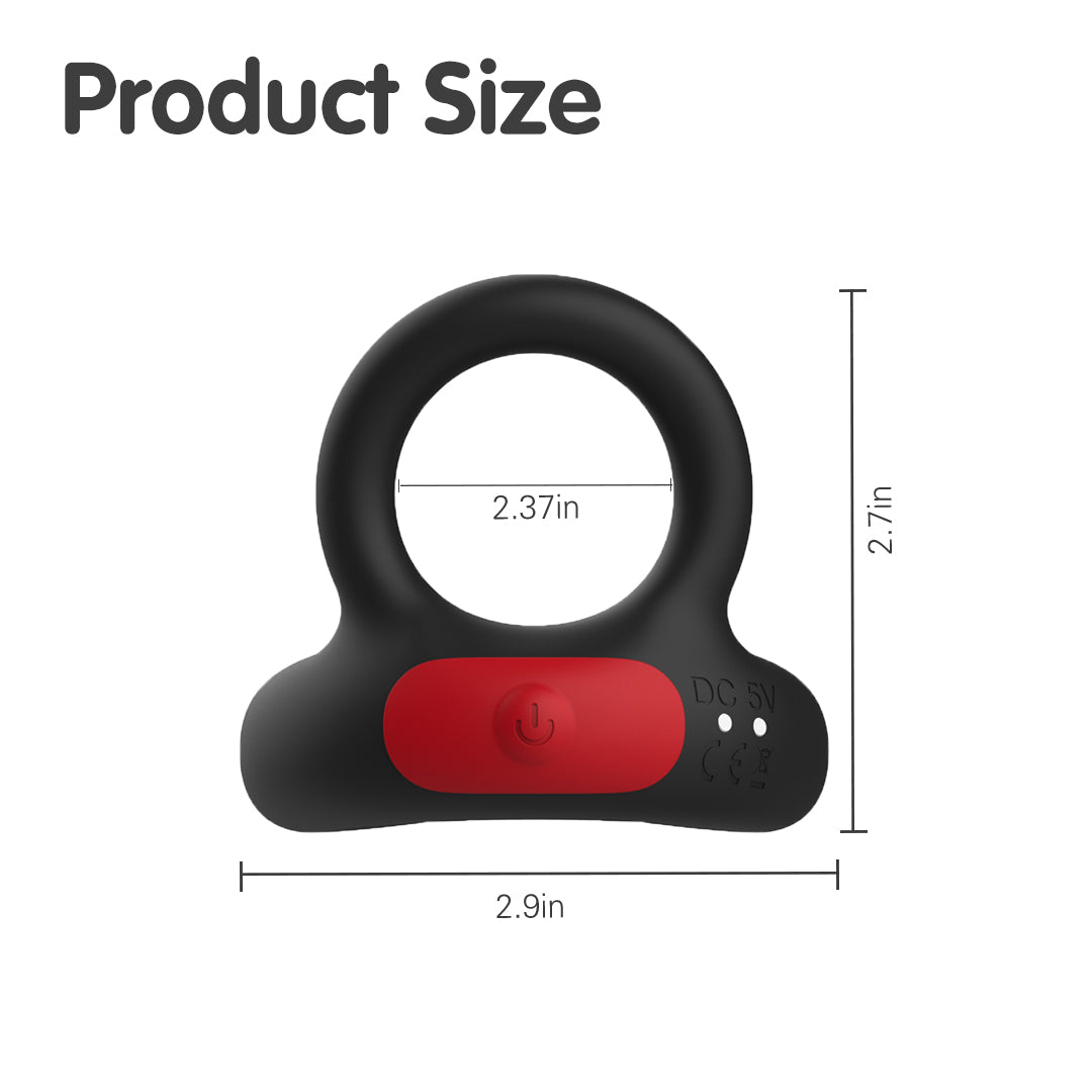 PulseLoop  Luxury 10 Function Rechargeable Silicone Cock Ring