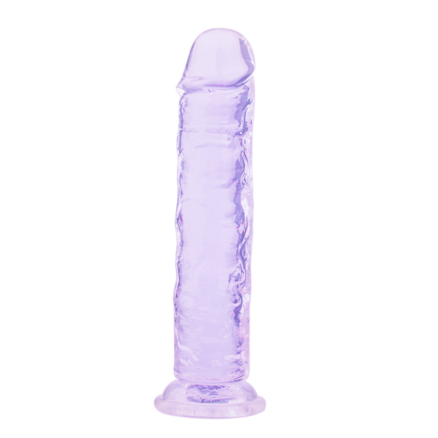 Lesfer Clear Suction Cup Dildo 7.5 Inch