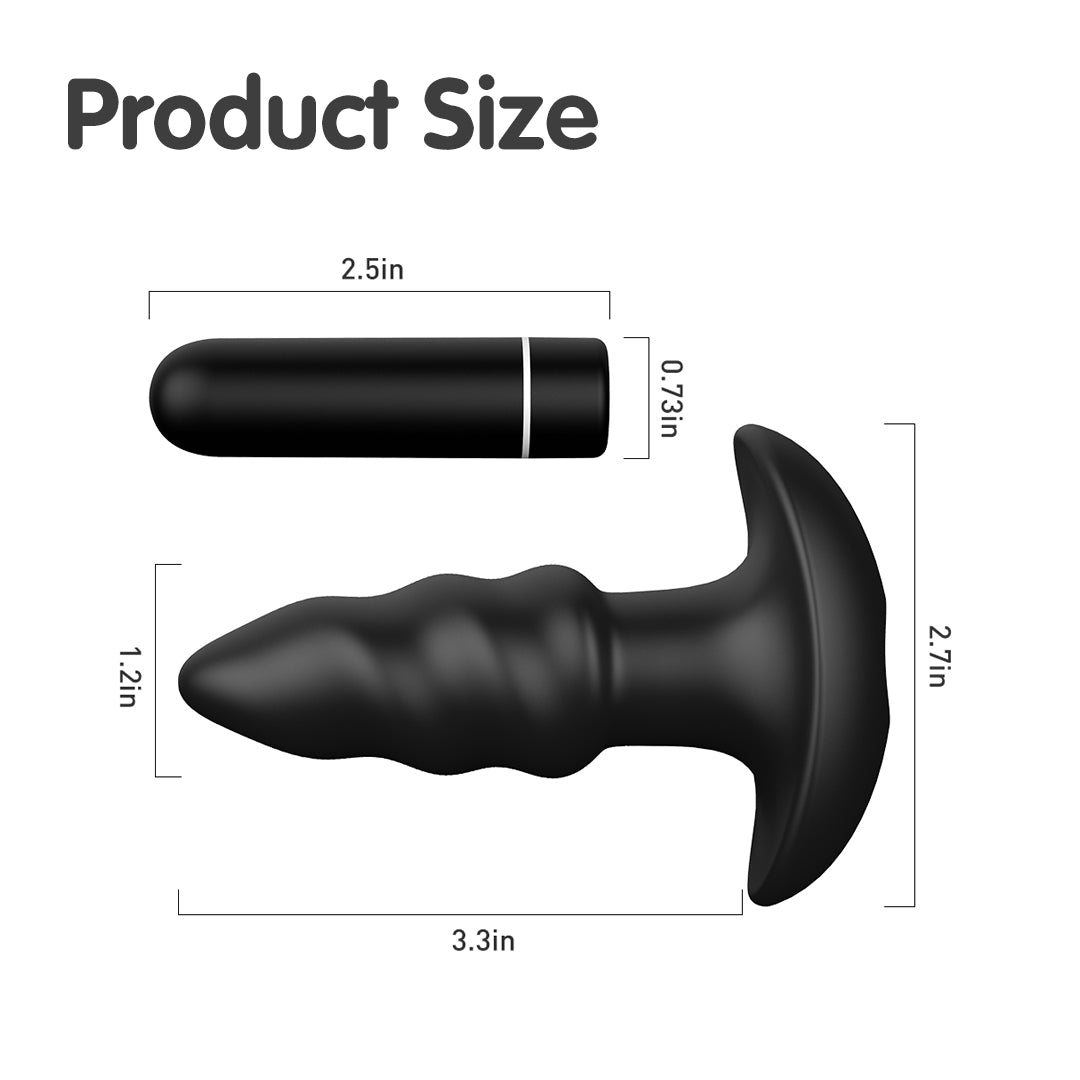 Love Earrow Silicone Rechargeable Vibrating Butt Plug