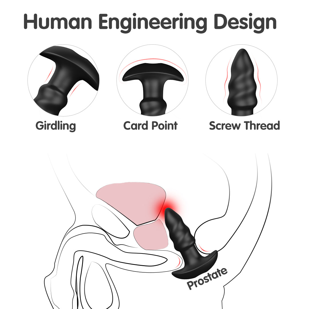 Love Earrow Silicone Rechargeable Vibrating Butt Plug