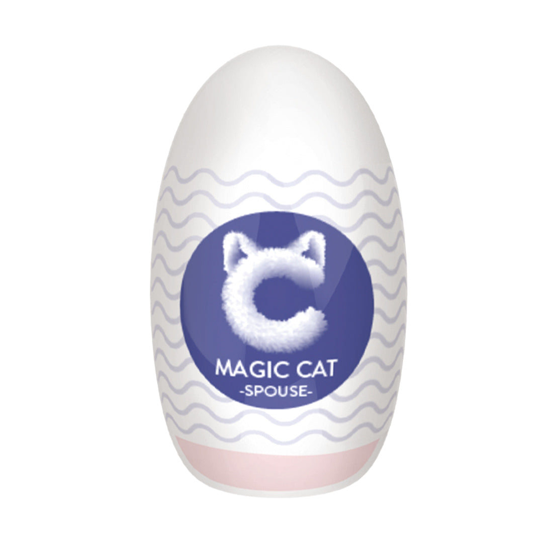 Magic Cat Textured Male Masturbator - Blue