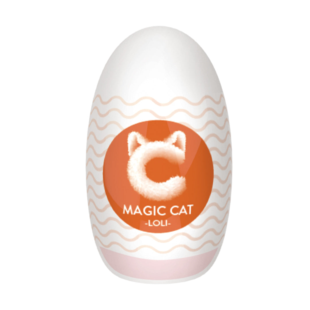 Magic Cat Textured Male Masturbator - Orange