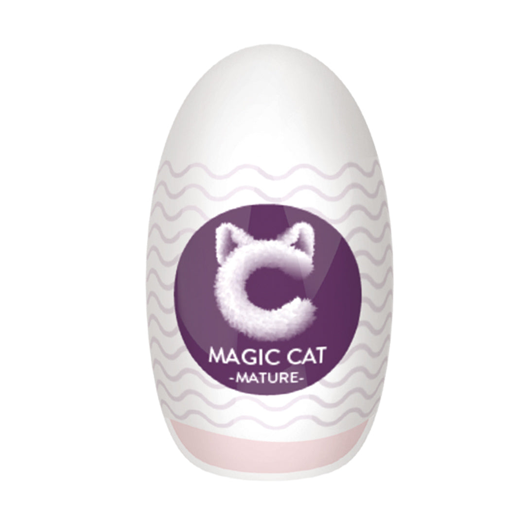 Magic Cat Textured Male Masturbator - Purple