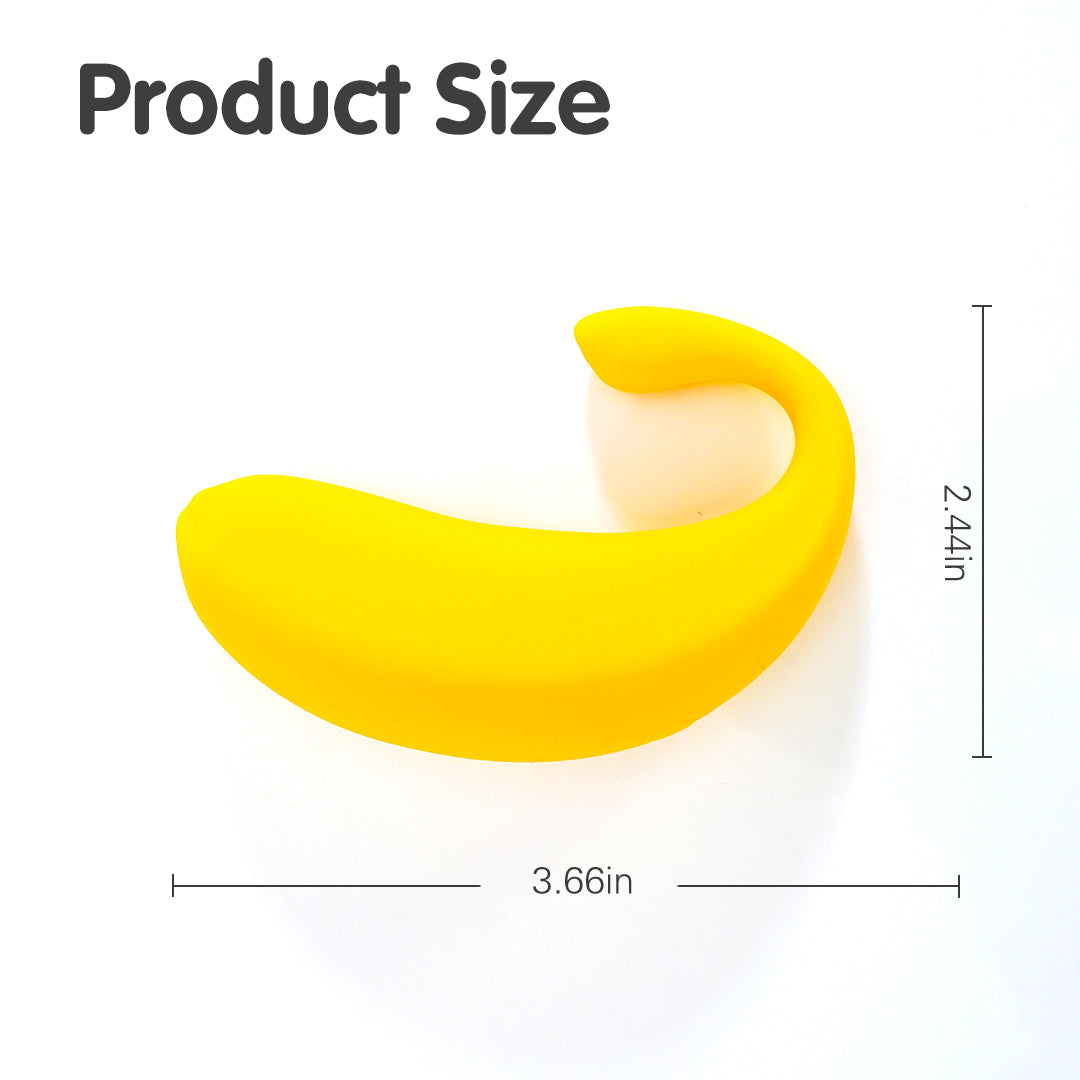 Banana Rechargeable Remote Control Love Egg Vibrator