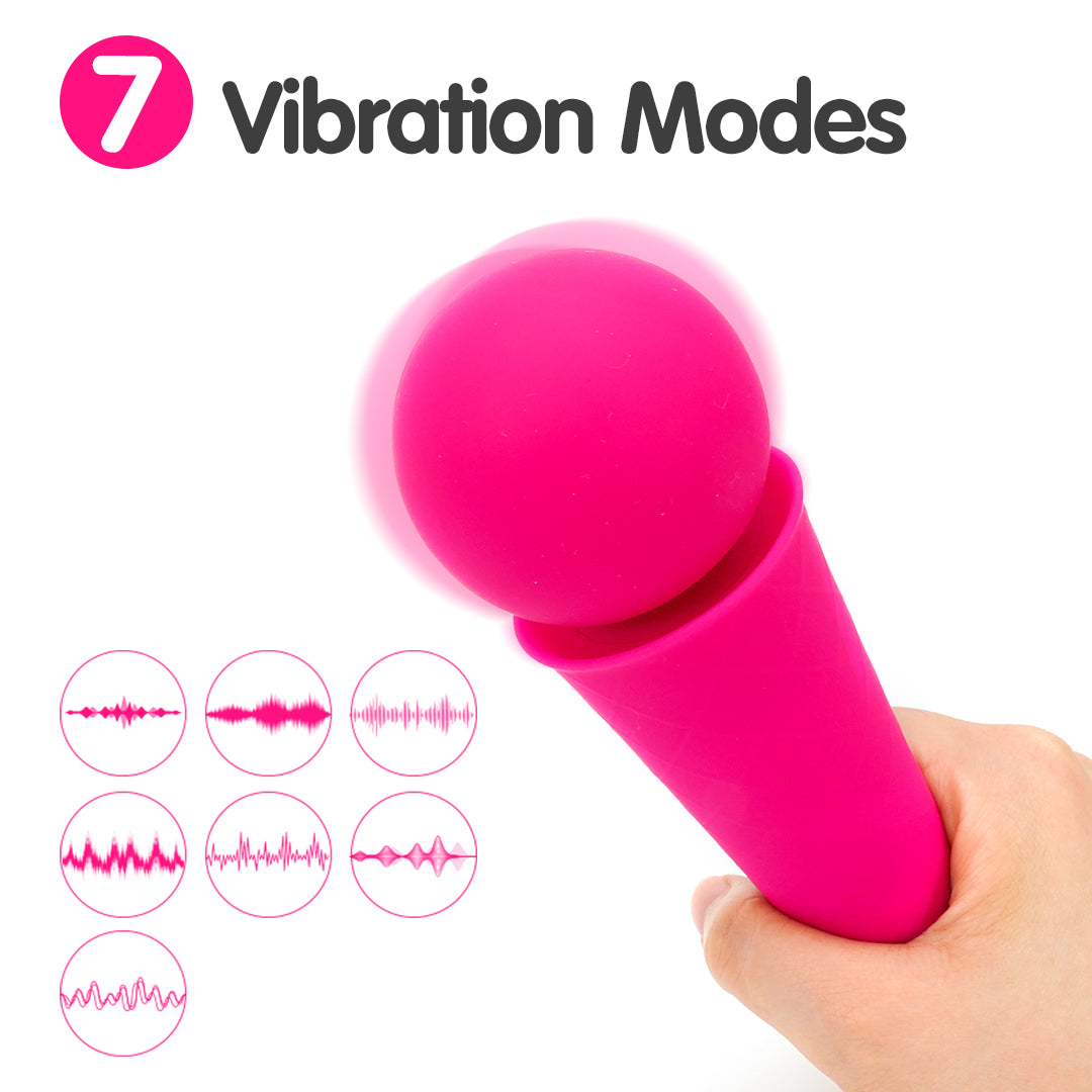 Moly Rechargeable Ice Cream Cone Massage Wand Vibrator