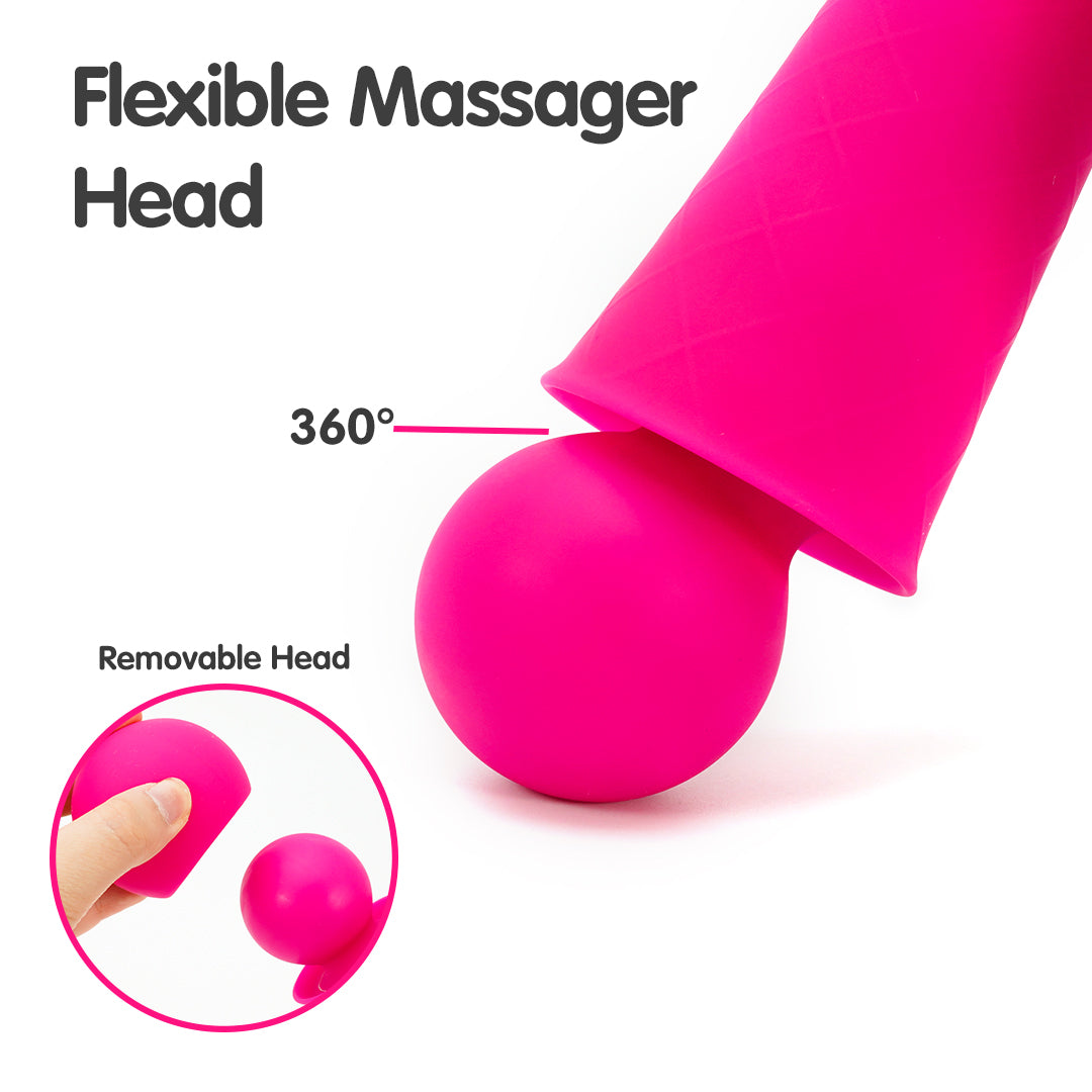 Moly Rechargeable Ice Cream Cone Massage Wand Vibrator