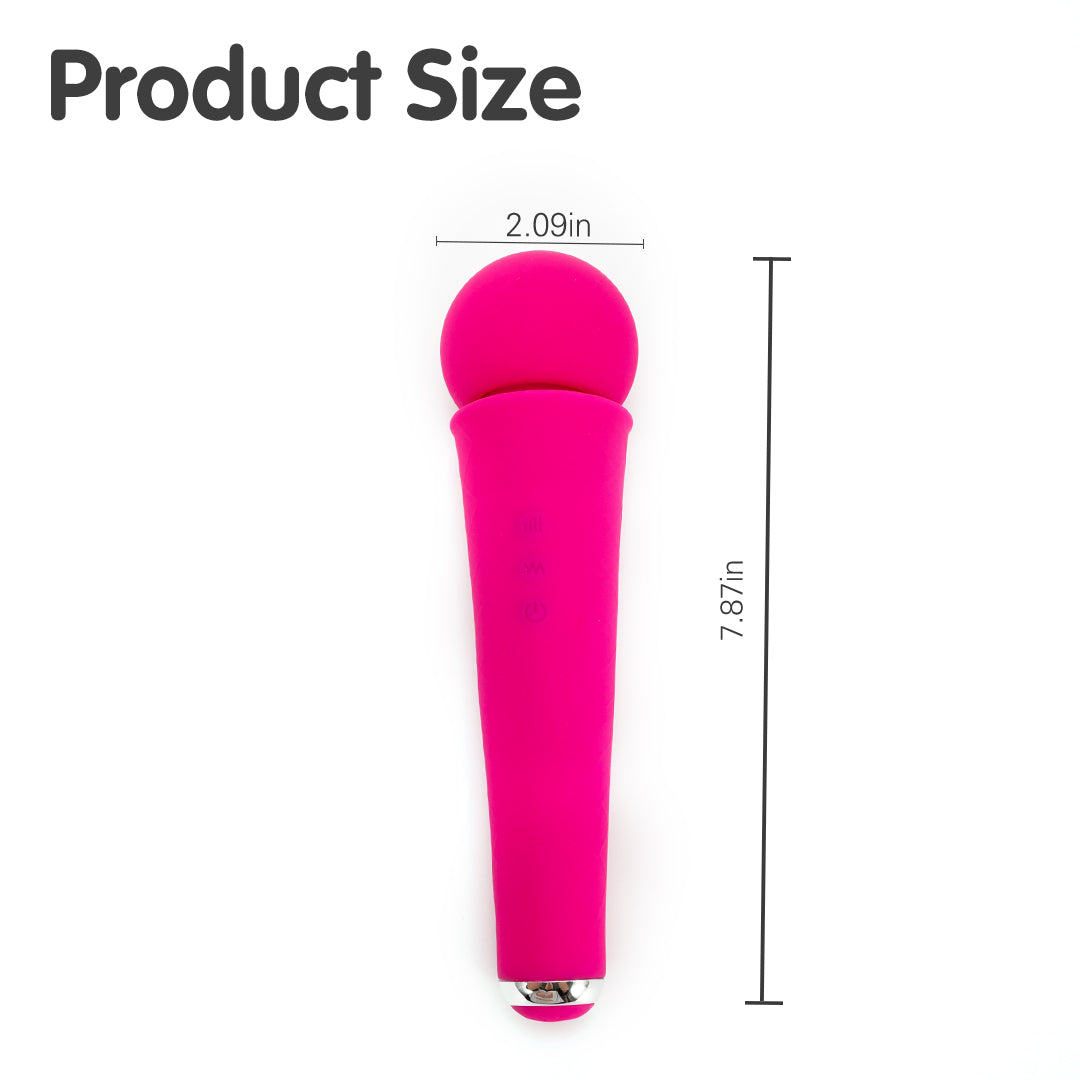 Moly Rechargeable Ice Cream Cone Massage Wand Vibrator