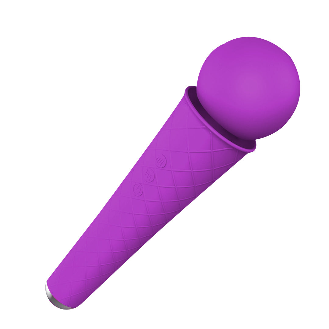 Moly Rechargeable Ice Cream Cone Massage Wand Vibrator