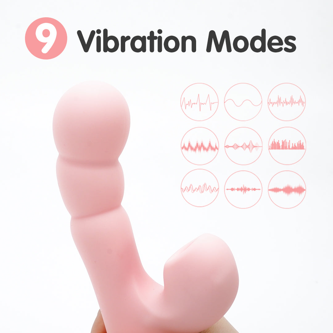 Frozen Pro G-Spot and Clitoral Suction Rabbit Vibrator