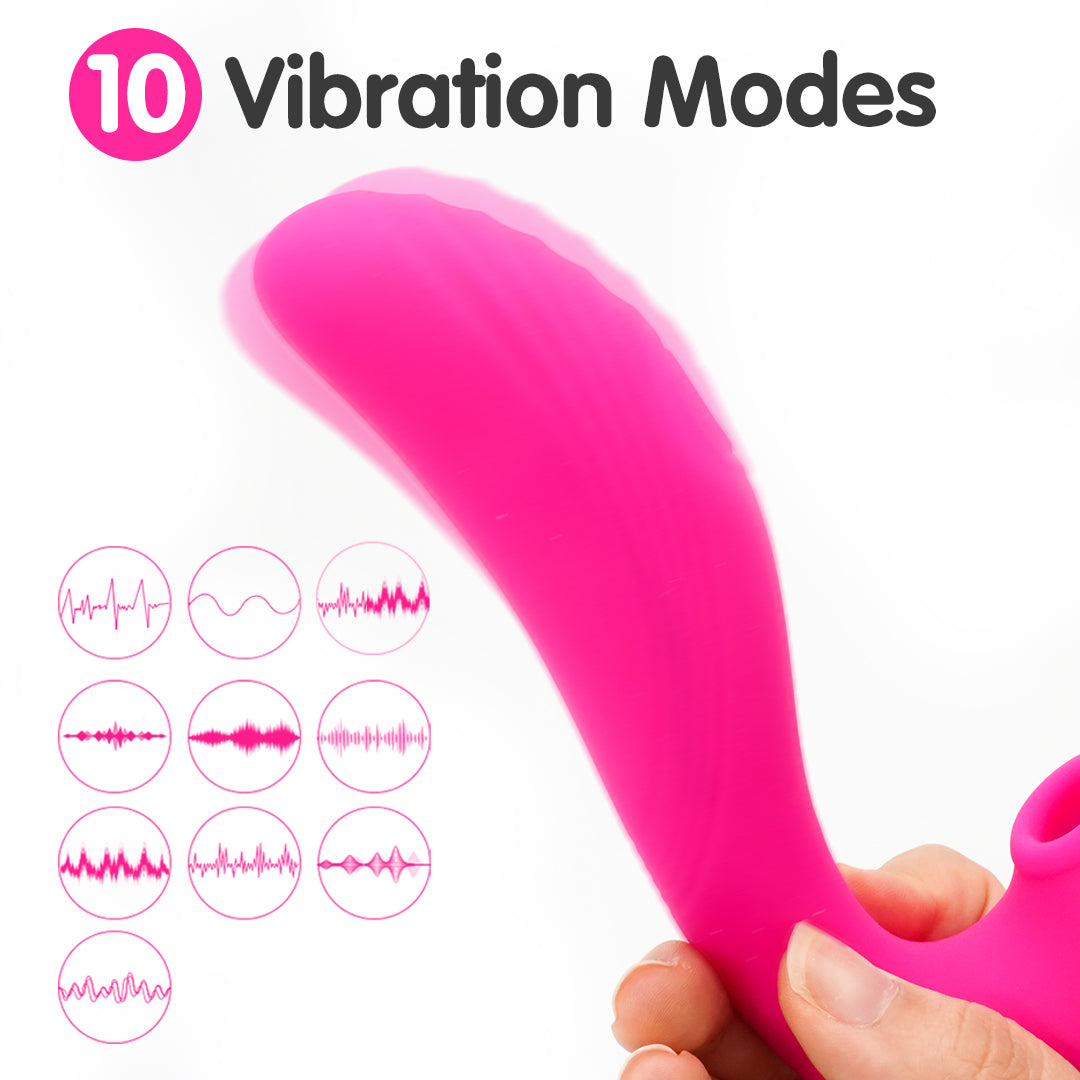 Angel's Wings 3-in-1 Slap Suction Vibrators