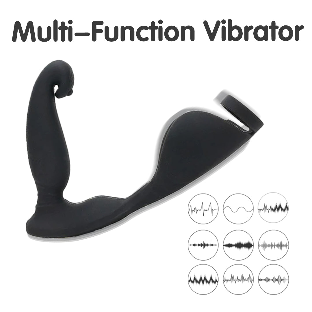 Raptor Cock Ring Lock Penis Vibrator