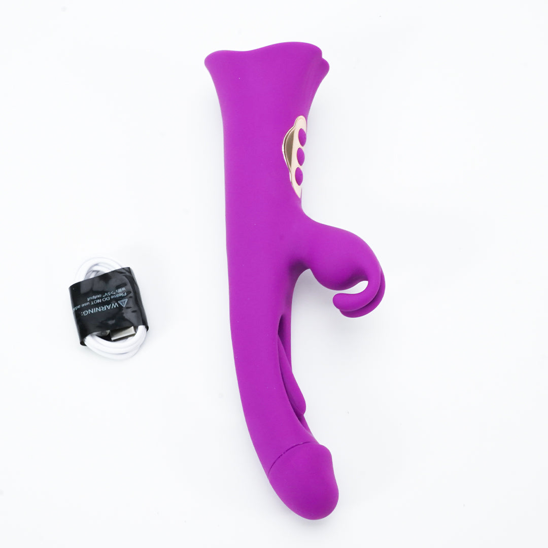 Tease Park 3-in-1 Tongue Clapping Vibrator