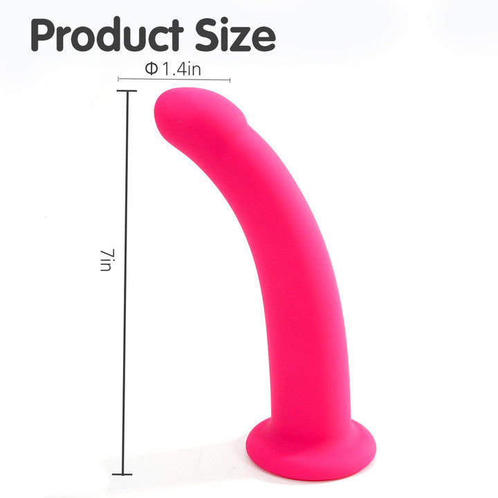 Bend Over Pink Dildo 7 Inch