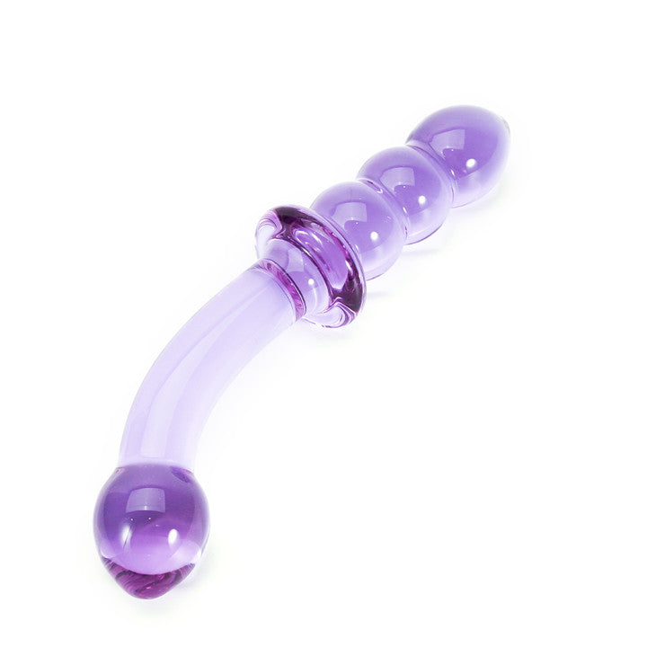 Crystal Bliss Amethyst Glass Dildo 7 Inch