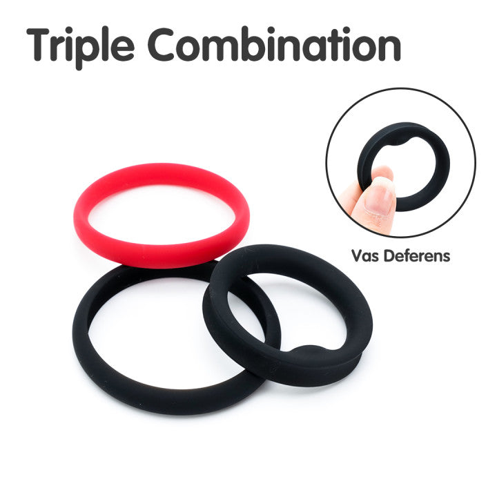 POWER RING Thick Silicone Detachable Cock Ring